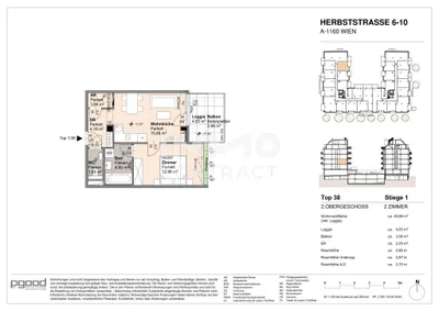 2-Zimmer-Wohnung kaufen in Wien – 41,31 m², € 316.300 – Bild 8 von 8
