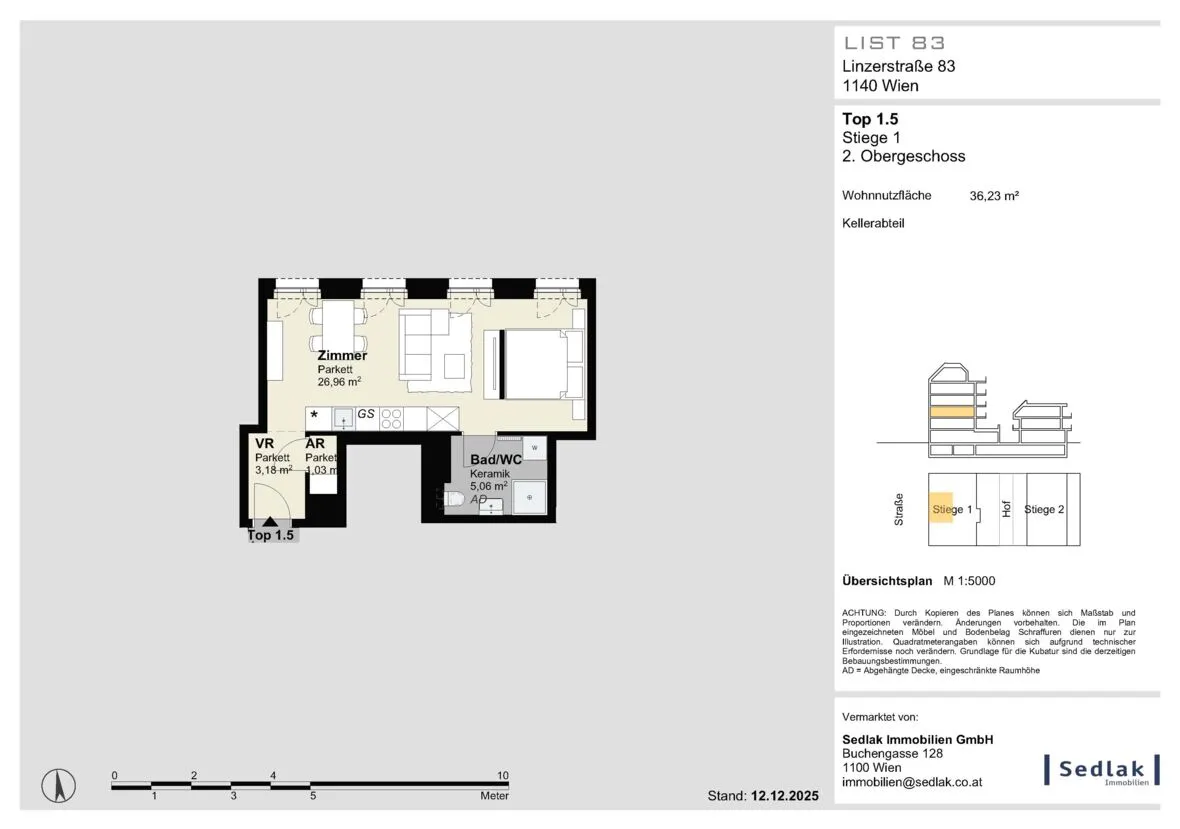 Moderne 1,5-Zimmer-Eigentumswohnung in Wien-Penzing_Top1.5_LIST – pohled 3