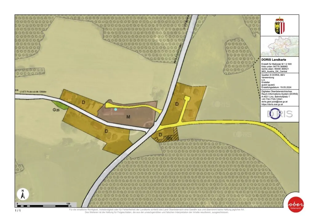Traumhaftes Baugrundstück: 961 m² für Ihr Eigenheim / Gewerbe in Gutauer Naturlage ohne Bauzwang - Ansicht 2