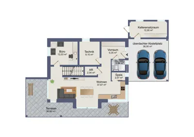 5-Zimmer-Haus kaufen in Leibnitz – 140 m², € 590.000 – Bild 21 von 22