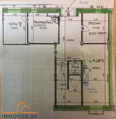 4-Zimmer-Gewerbeimmobilie mieten in Wien – 132 m², € 1.782 – Bild 12 von 12