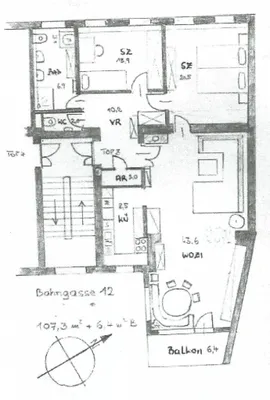 3-Zimmer-Wohnung mieten in Korneuburg – 107,6 m², € 1.499 – Bild 9 von 10
