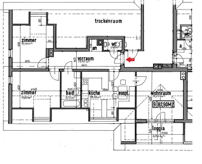3-Zimmer-Wohnung mieten in Murtal – 87,9 m² – Bild 2 von 2