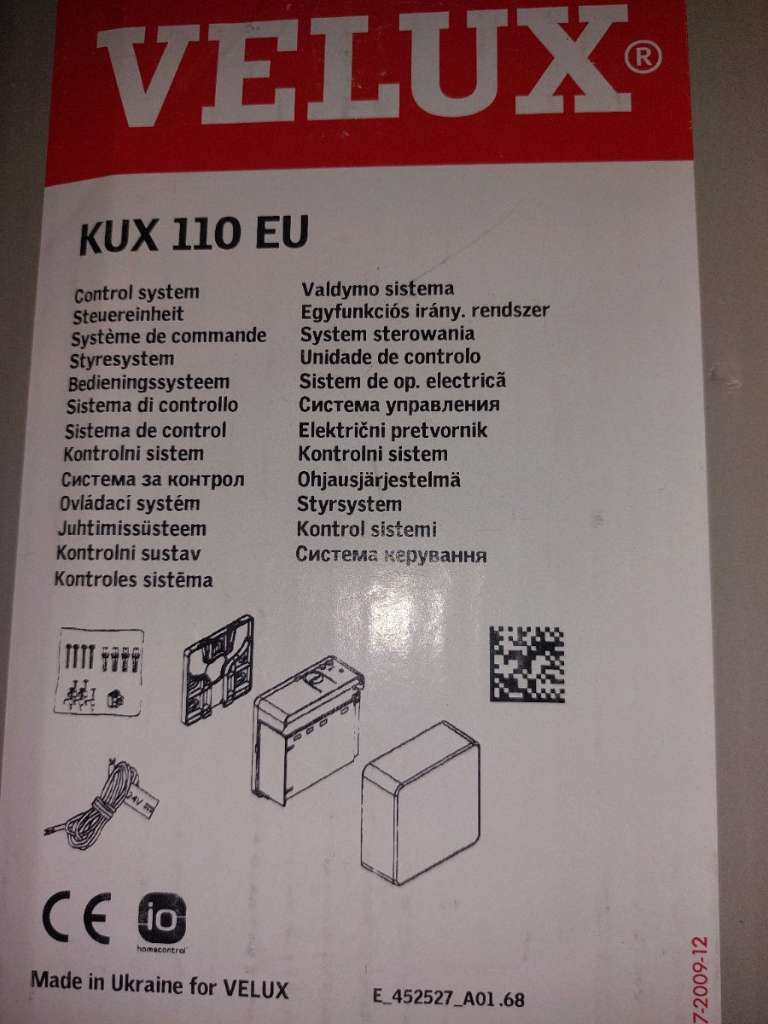 Velux KUX 110 EU hot Steuersystem Steuergerät