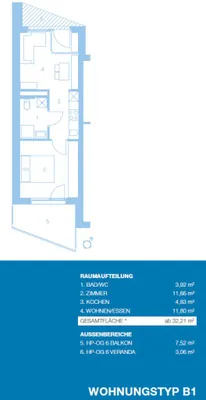 2-Zimmer-Wohnung kaufen in Graz – 32,21 m², € 160.000 – Bild 9 von 10