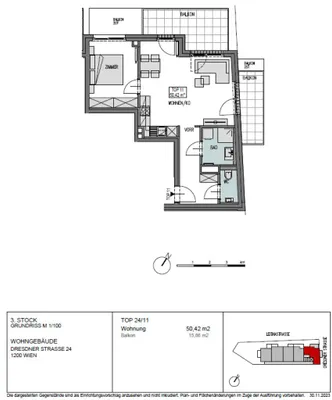 2-Zimmer-Wohnung mieten in Wien – 50,42 m², € 1.199 – Bild 11 von 11