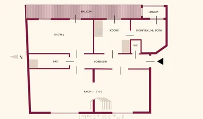 3-Zimmer-Wohnung mieten in Graz – 84,73 m², € 1.000 – Bild 20 von 20