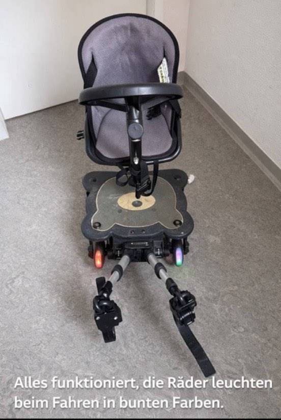 EICHHORN Kinderwagen Geschwisterboard Cozy B Rider + Sitz mit Lenkrad,   40,- (1100 Wien) - willhaben