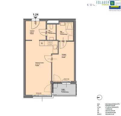 2-Zimmer-Wohnung mieten in Sankt Pölten – 49,46 m², € 783 – Bild 16 von 16