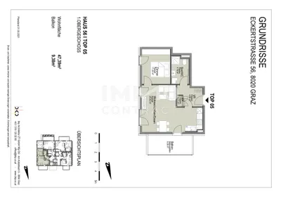 2-Zimmer-Wohnung mieten in Graz – 47,39 m², € 787 – Bild 13 von 13