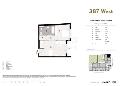 2-Zimmer-Wohnung kaufen in Wien – 50,07 m², € 306.500 – Bild 9 von 9