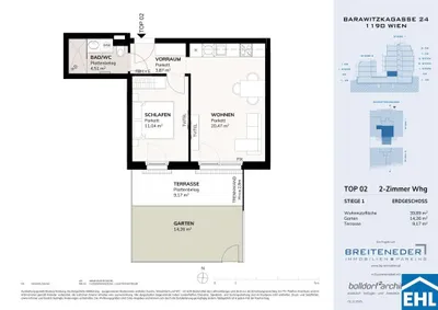 Immobilie kaufen in Wien – 39,89 m², € 301.563 – Bild 5 von 5