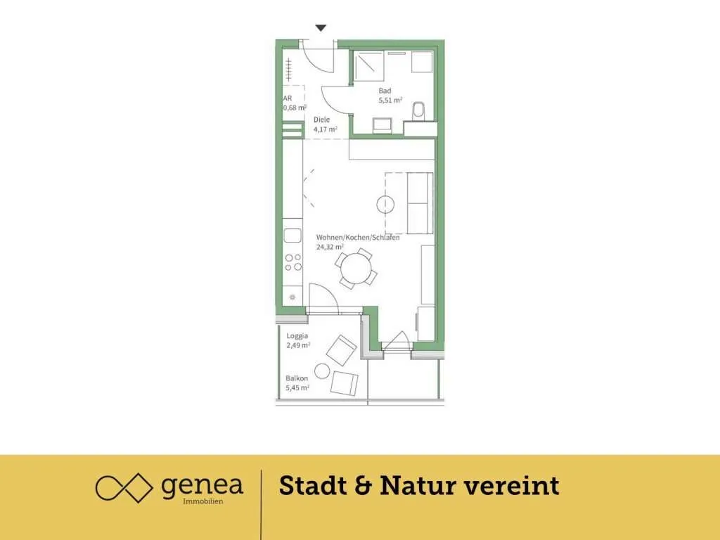 Provisionsfrei | Exklusive Wohneinheiten in Jakomini Verde | Parkähnliche Umgebung - Widok 2