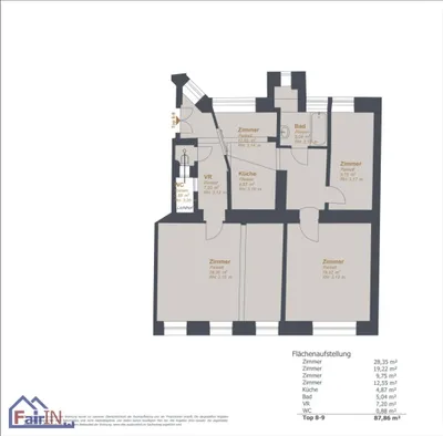 3-Zimmer-Wohnung kaufen in Wien – 87,86 m², € 429.325 – Bild 13 von 13