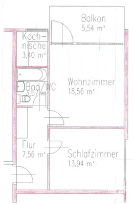 Wohnung kaufen in Salzburg Stadt – 47 m², € 295.000 – Bild 4 von 4