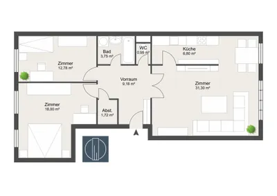 3-Zimmer-Wohnung kaufen in Wien – 84,39 m², € 349.000 – Bild 24 von 24