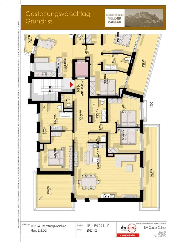 Wohnung – Ellmau, Auwald, Buchau - Ansicht 3