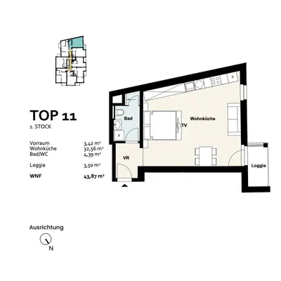 1-Zimmer-Wohnung kaufen in Wien – 40,37 m², € 258.788 – Bild 8 von 8