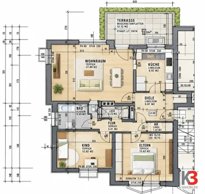 3-Zimmer-Wohnung kaufen in Ried im Innkreis – 84,53 m², € 239.000 – Bild 8 von 8
