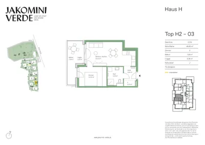 2-Zimmer-Wohnung kaufen in Graz – 45,92 m², € 239.000 – Bild 19 von 19