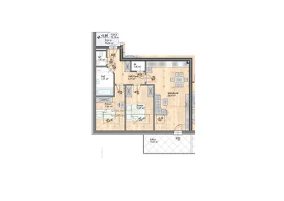 3-Zimmer-Wohnung kaufen in Wien – 70,25 m², € 439.000 – Bild 2 von 8