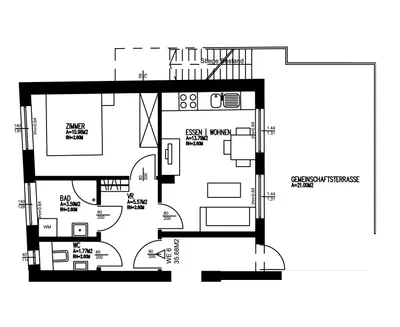 2-Zimmer-Wohnung kaufen in Weiz – 36 m², € 89.000 – Bild 11 von 11