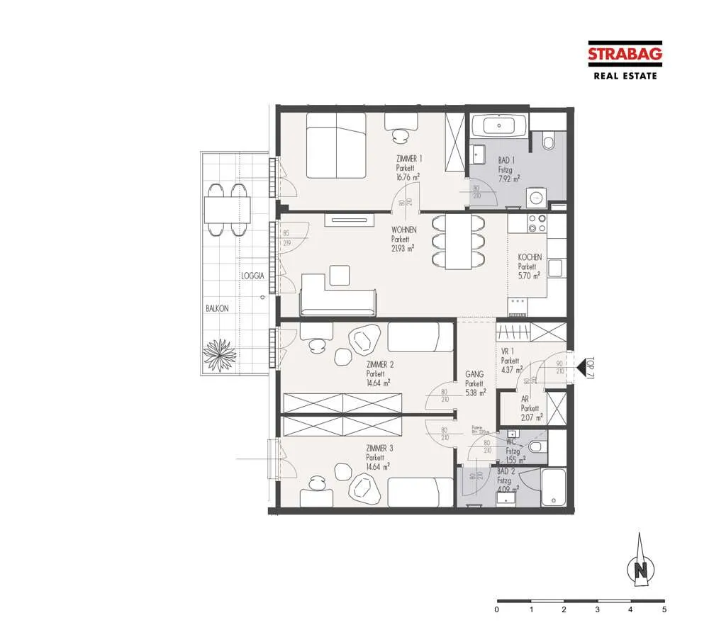 MEIN:G - Ihr neues Zuhause zum Wohlfühlen - 4-Zimmer Wohnung im 1. Stock - Ansicht 2