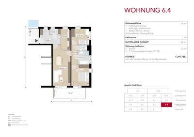 3-Zimmer-Wohnung kaufen in Graz – 76 m², € 296.939