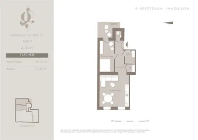 2-Zimmer-Wohnung kaufen in Wien – 49,21 m², € 379.500 – Bild 8 von 8
