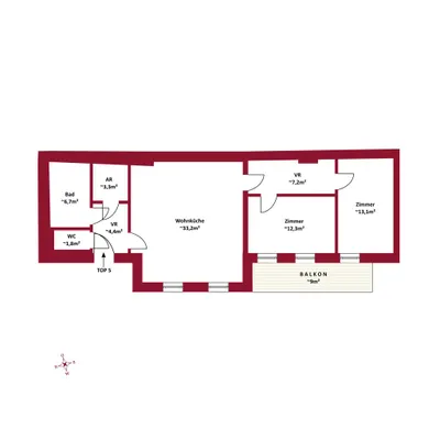 3-Zimmer-Wohnung kaufen in Wien – 82 m², € 948.000 – Bild 3 von 4