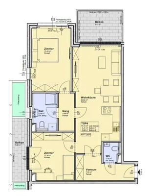 3-Zimmer-Wohnung kaufen in Wien – 75 m², € 539.000 – Bild 21 von 25