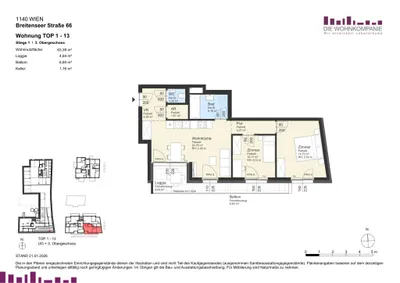 3-Zimmer-Wohnung kaufen in Wien – 64,03 m², € 479.900 – Bild 10 von 10