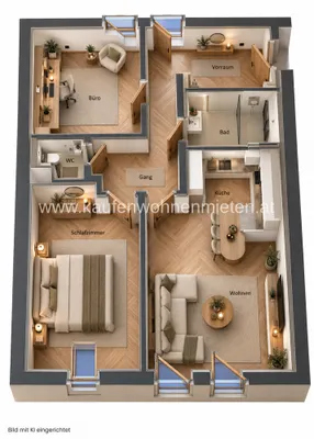 3-Zimmer-Wohnung kaufen in Graz – 69,68 m², € 209.000 – Bild 12 von 15