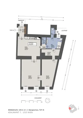 2-Zimmer-Wohnung mieten in Wien – 109,84 m², € 2.490 – Bild 17 von 20