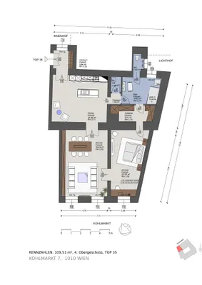 2-Zimmer-Wohnung mieten in Wien – 109,84 m², € 2.490 – Bild 18 von 20