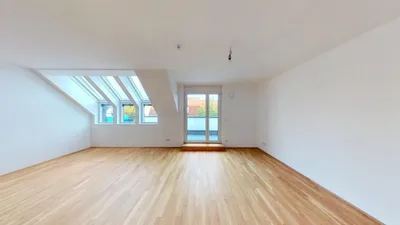 Dachgeschoß-Wohnung in Stammersdorf // Klimaanlage, Terrasse, Tiefgarage – Bild 2