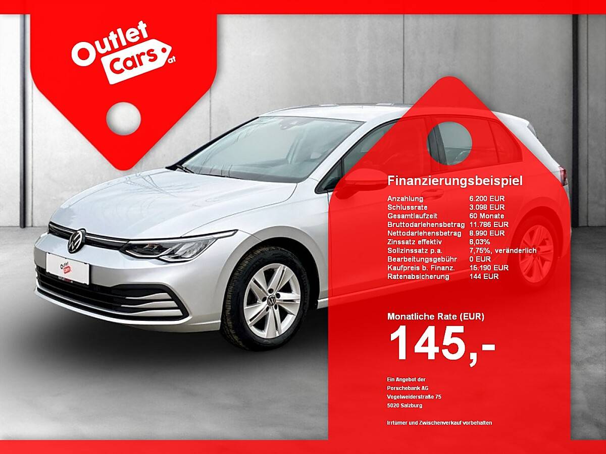 VW Golf VIII 2.0 TDI Life ASSIST+CARPLAY+LED+NAVI