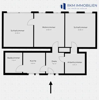 4-Zimmer-Wohnung kaufen in Wien – 97 m², € 360.000 – Bild 5 von 5