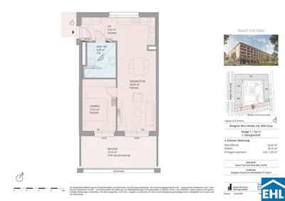 2-Zimmer-Wohnung mieten in Graz – 52,6 m², € 886 – Bild 26 von 26