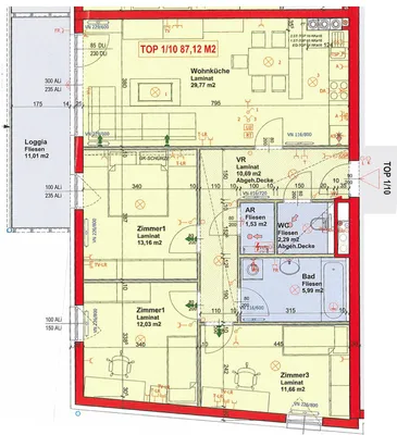 4-Zimmer-Wohnung mieten in Melk – 87,14 m², € 776 – Bild 2 von 3