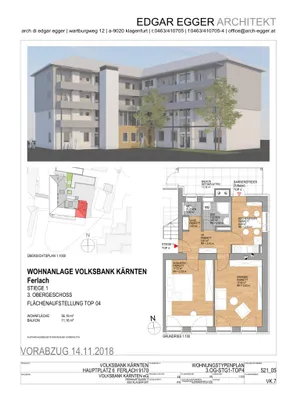 2-Zimmer-Wohnung mieten in Klagenfurt Land – 56,19 m², € 665 – Bild 8 von 8