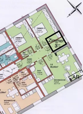 3-Zimmer-Wohnung kaufen in Korneuburg – 86 m², € 339.000 – Bild 18 von 18