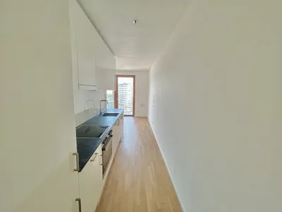 THE METROPOLITAN - modernes Studio Apartment im 19. OG - Co-Working / Fitnesscenter / Dachterrasse inklusive!
