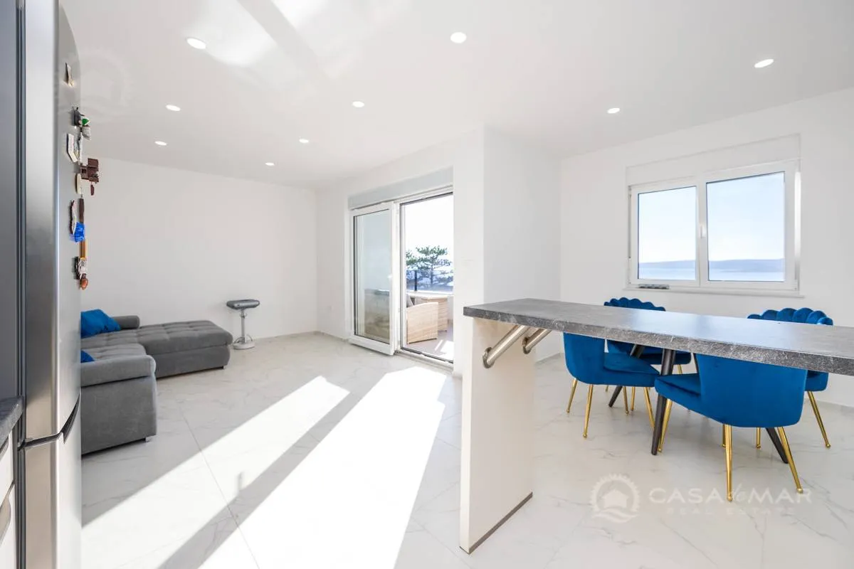 Wohnung mit Panoramablick auf das Meer in Crikvenica - Ansicht 2