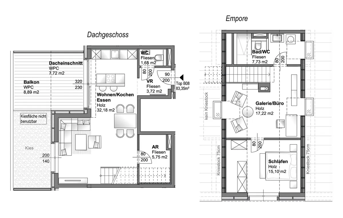 NEU | Urfahr - Hochwertige Dachgeschoßwohnung in sonniger Grünruhelage - PROVISIONSFREI - Ansicht 2