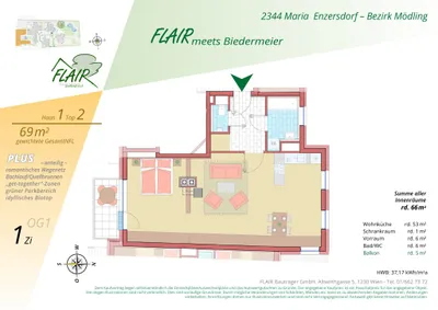 Wohnung mieten in Mödling – 69 m², € 1.315 – Bild 7 von 7