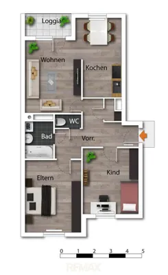 3-Zimmer-Wohnung kaufen in Wels – 75 m², € 184.000 – Bild 17 von 17