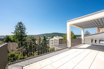 Fernblick | DG | 3 Zimmer | Garage | 38 m² Südterrassen