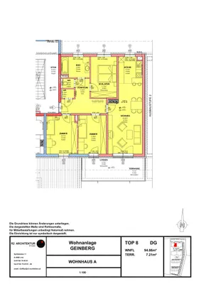 4-Zimmer-Wohnung mieten in Ried im Innkreis – 94,86 m², € 897 – Bild 3 von 3