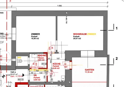 2-Zimmer-Wohnung kaufen in Wien – 53,07 m², € 228.500 – Bild 6 von 6